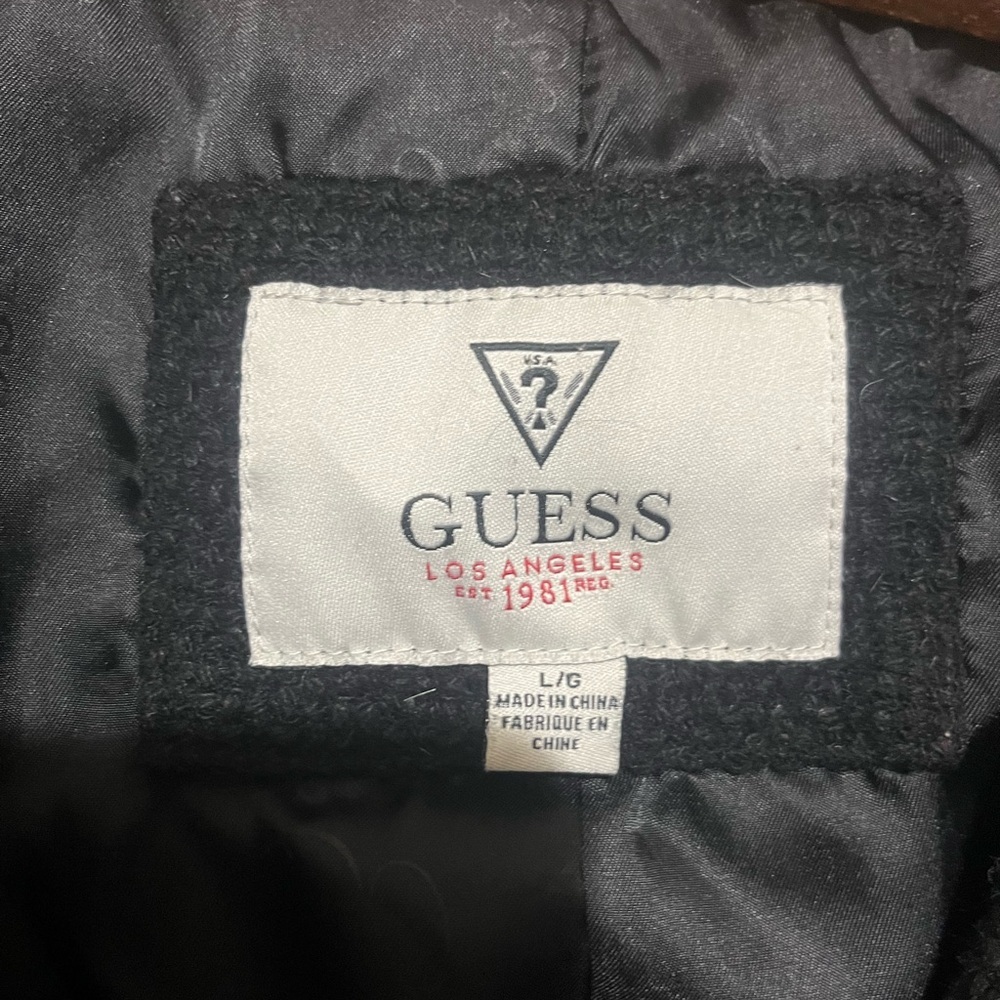 GUESS Women's Y2K Black Peacoat - Picture 2 of 2